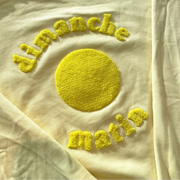 & other stories “Dimanche Matin” Cotton Pullover yellow - Picture 4 of 5